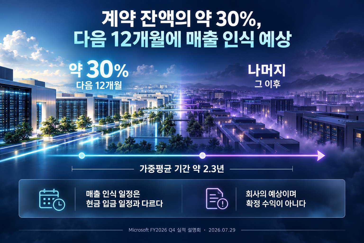 다음 12개월 약 30%는 매출 전망을 읽는 출발점
