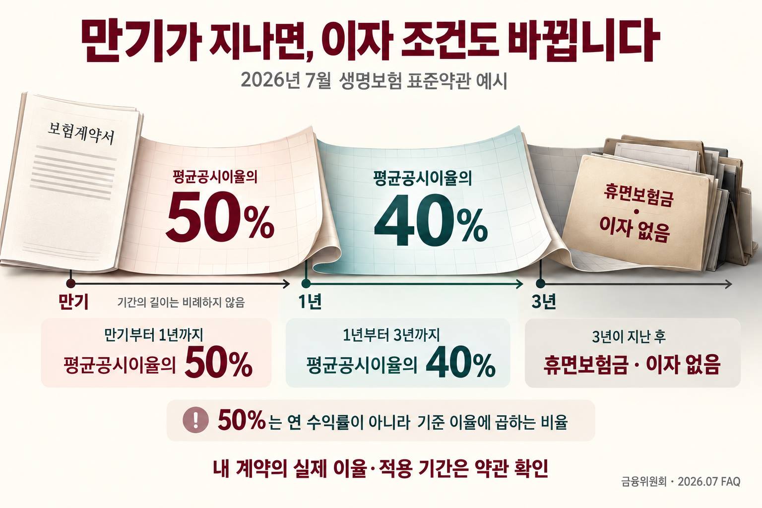 만기 후 기간별 이자 조건